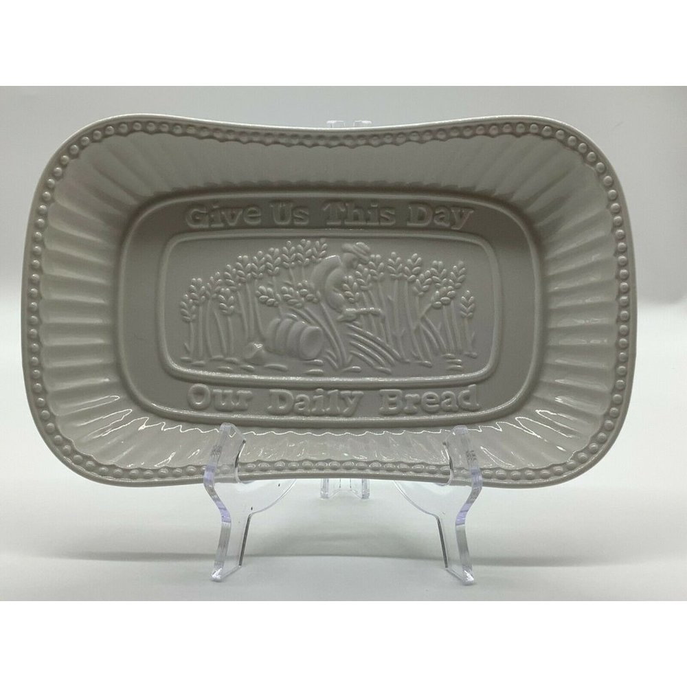 Godinger Daily Bread Ceramic Plate